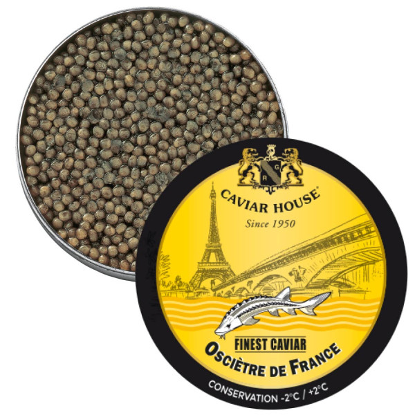 Finest Caviar Osciètre de France Vacuum Tin